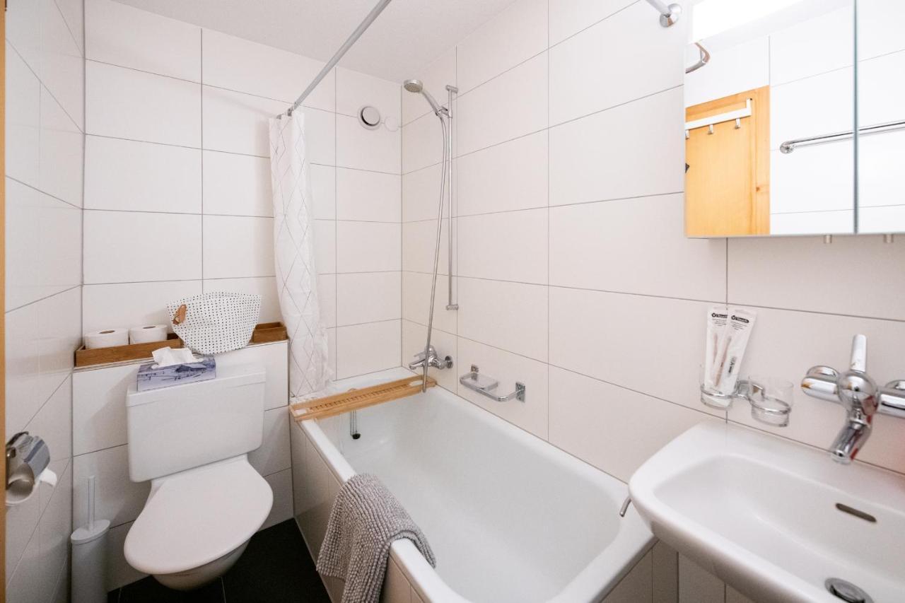 Agrimonia - Moebilierte Ferienwohnung Mit Balkon Davos Ngoại thất bức ảnh