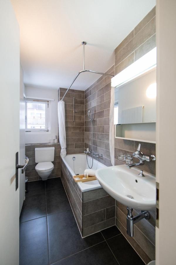 Agrimonia - Moebilierte Ferienwohnung Mit Balkon Davos Ngoại thất bức ảnh