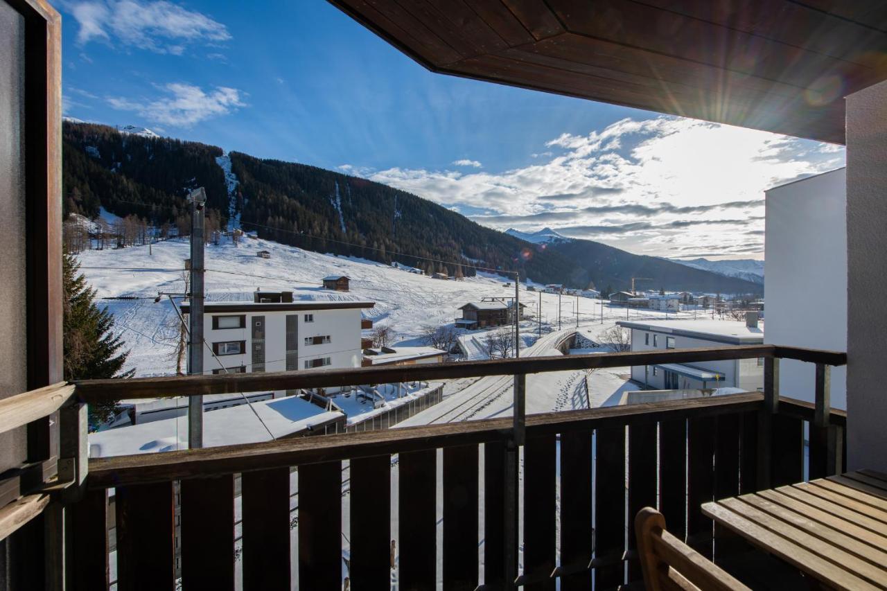 Agrimonia - Moebilierte Ferienwohnung Mit Balkon Davos Ngoại thất bức ảnh